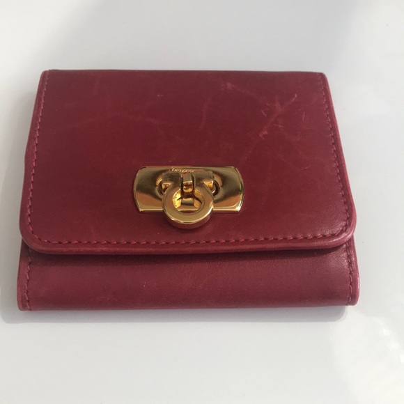 Salvatore Ferragamo Handbags - Salvatore Ferragamo red coin wallet❤️